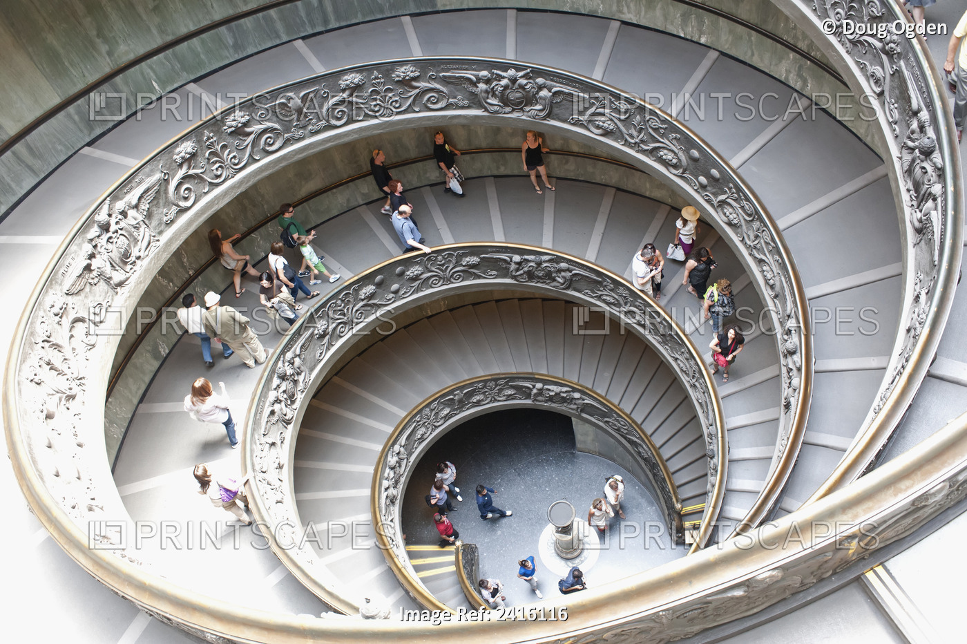 The Double Helix Spiral Staircase In The Vatican Museum, Designed By Giuseppe ...
