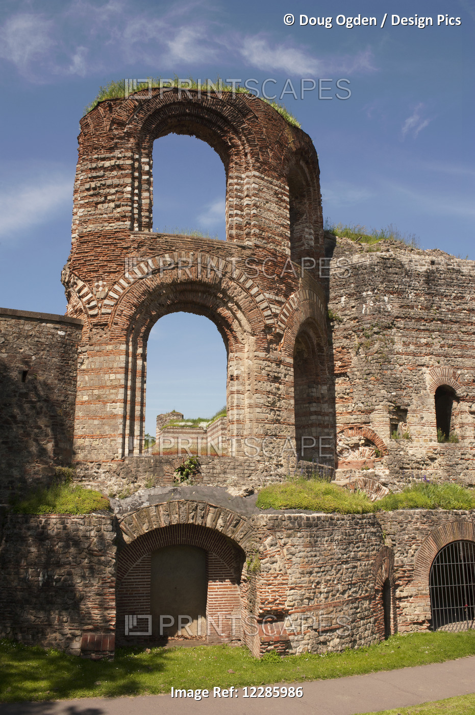 Arches Of The Trier, Germany Roman Baths; Germany