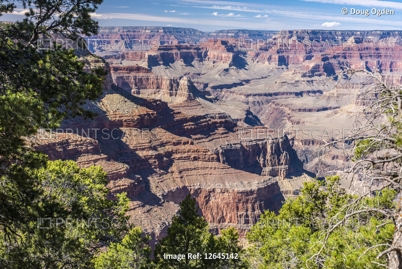 Views of the Grand Canyon from Hermit Trailhead; Arizona, United States of ...